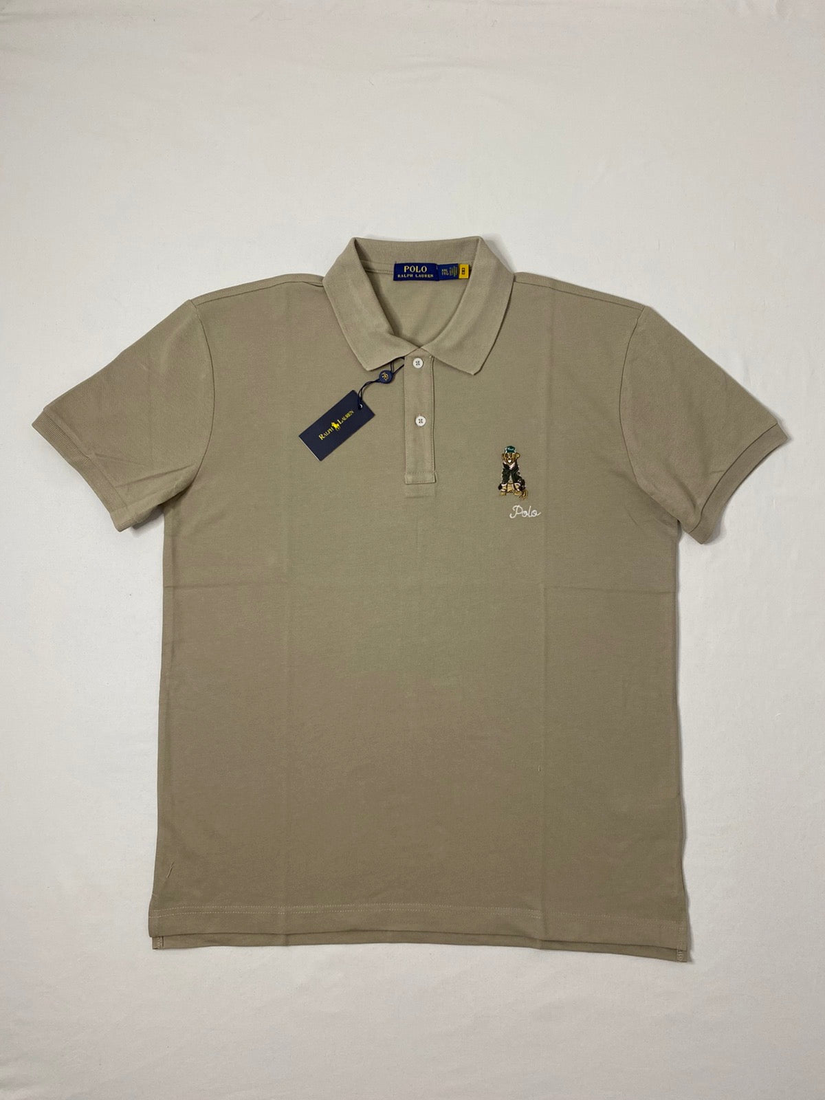 Polo Ralph Lauren Bež Majica na kragnu sa Logom