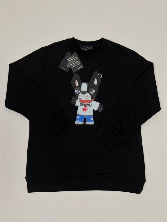 Dsquared2 Crni Duks sa Dog Printom