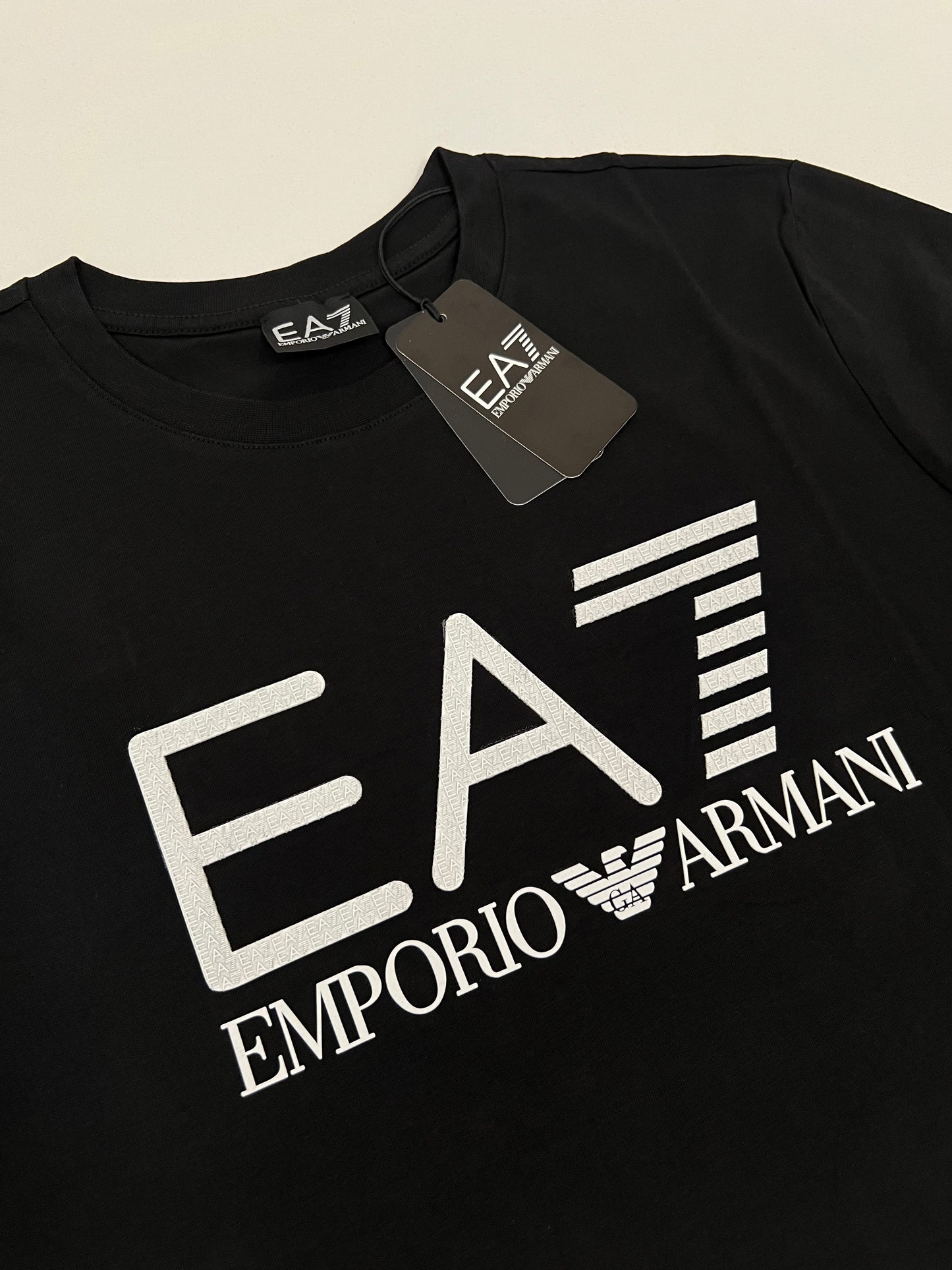 Emporio Armani EA7 Crna Majica sa Logom