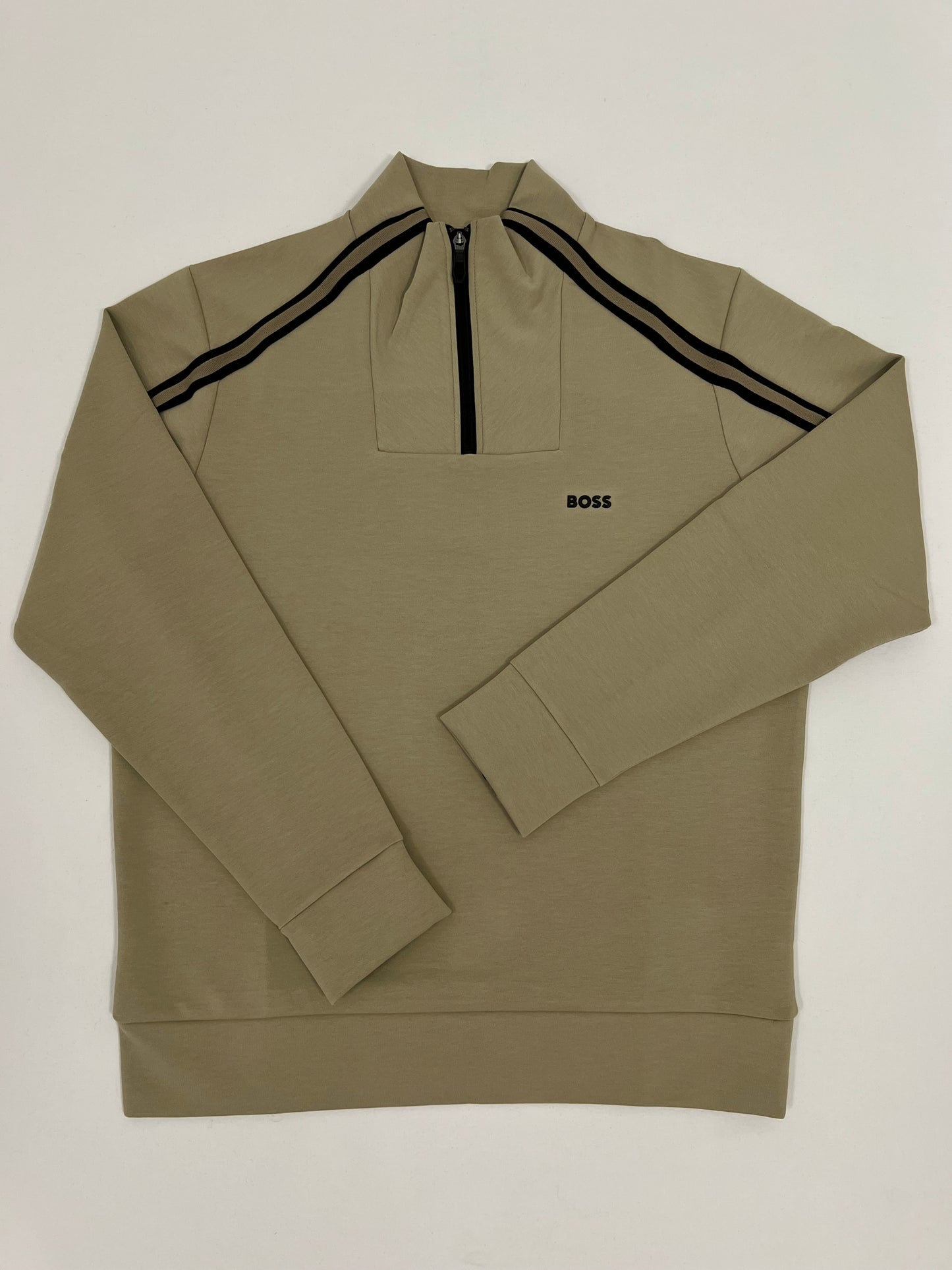 BOSS Krem Quarter-Zip Komplet Trenerka sa Detaljima SS2026