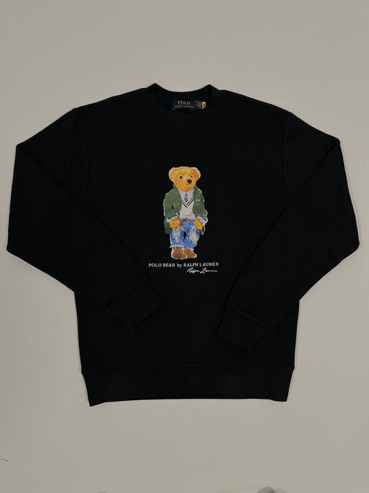 Polo Ralph Lauren Crni Duks sa Elegant Printom