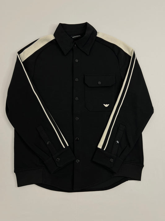 Emporio Armani EA7 Crna Sport-Elegant Košulja/Kaput