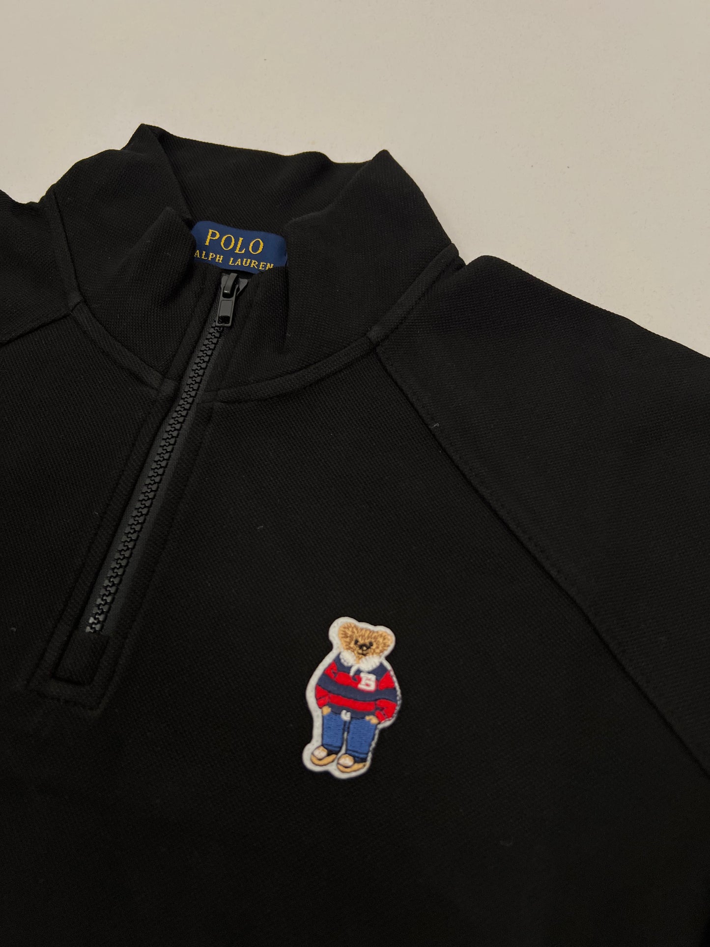 Polo Ralph Lauren Quarter-Zip sa Elegant Bear Logom