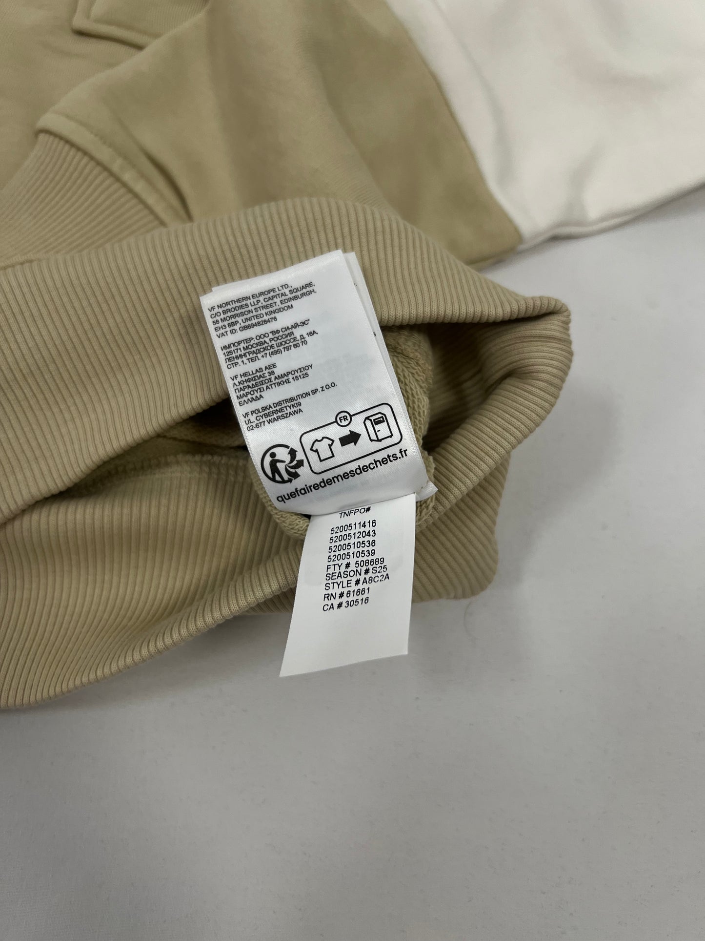The North Face Bež Duks sa Džepićem