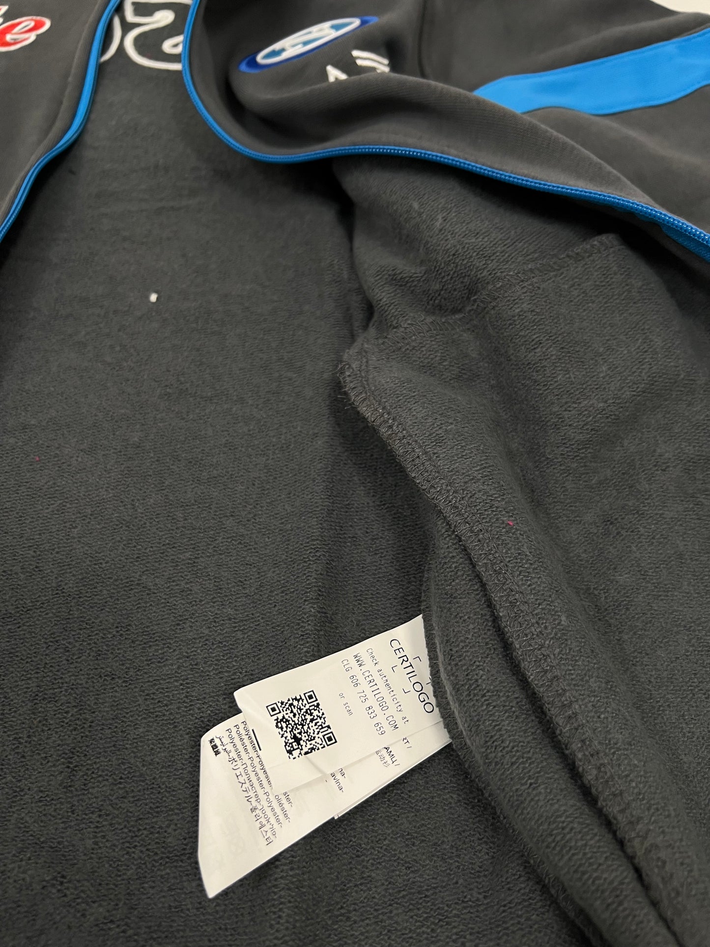 Emporio Armani EA7 x Napoli Sivi Sportski Duks