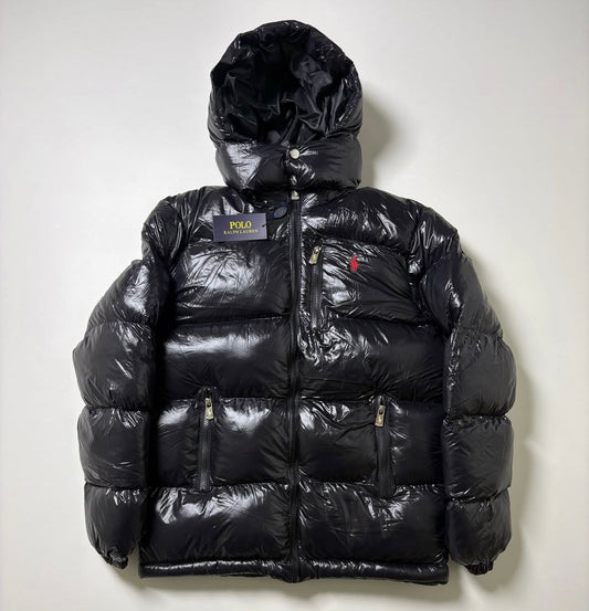 Polo Ralph Lauren Crna Sjajna Jakna