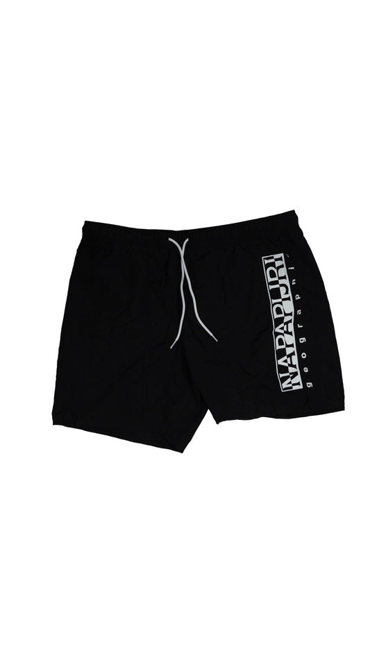 Napapijri Crni Šorc za kupanje sa velikim logom