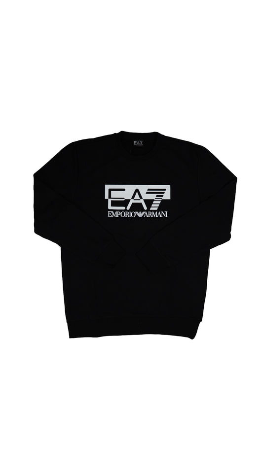 Emporio Armani EA7 Crni Duks sa Belim Natpisom
