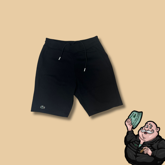 Lacoste Crni Šorc sa Elegant Materijalom i Logom