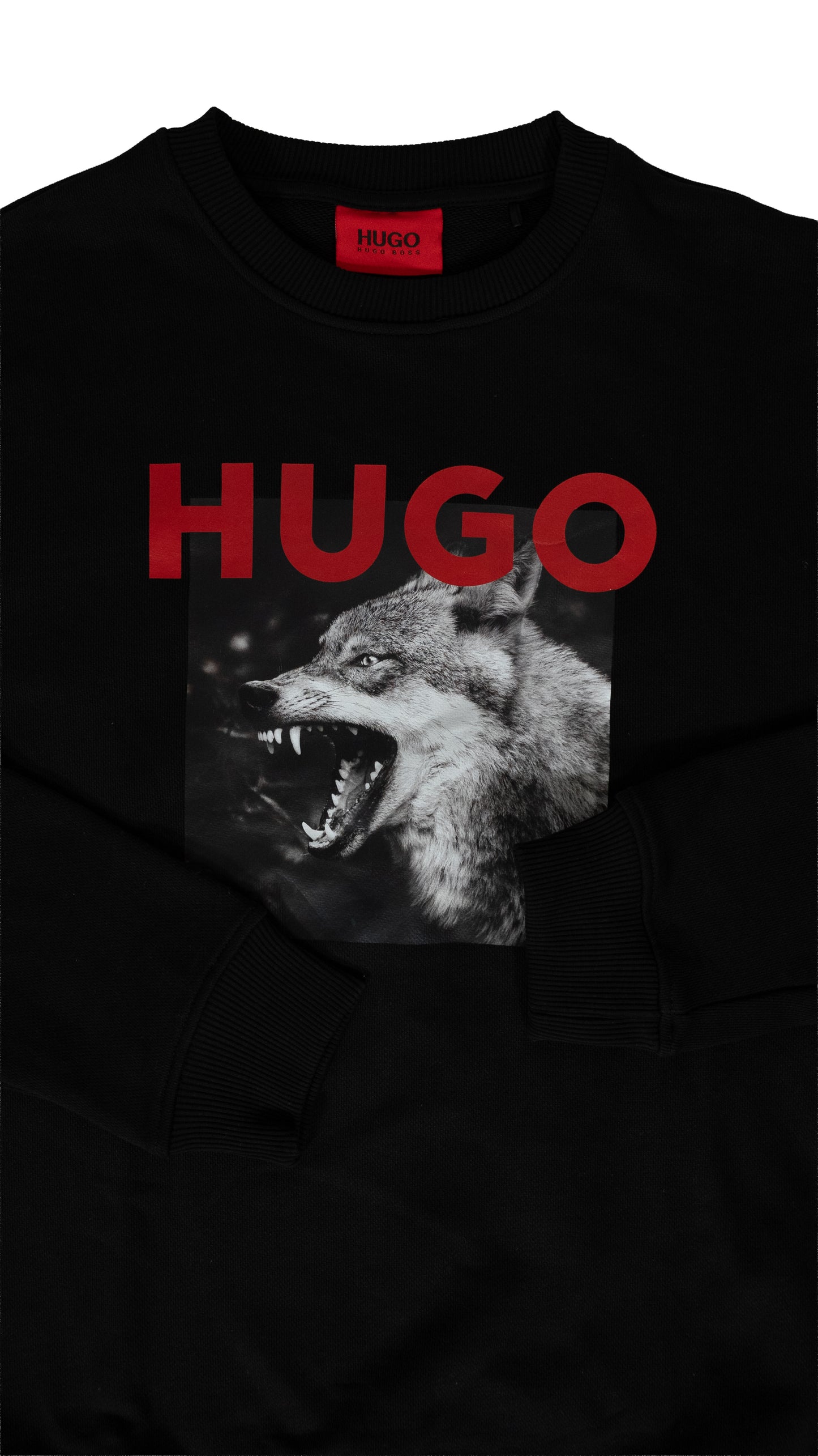 HUGO Crni Duks sa Wolf Logom