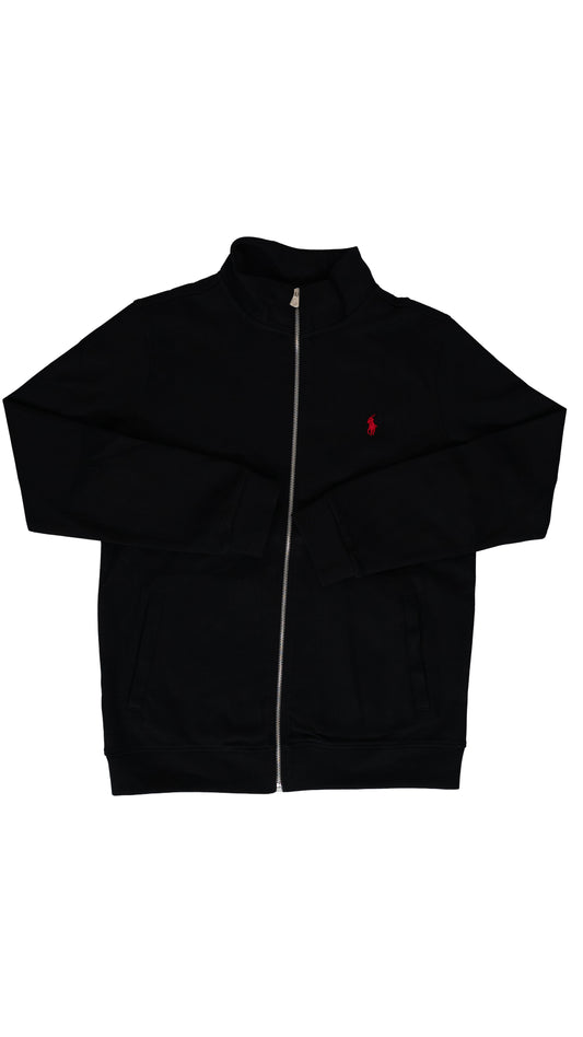 Polo Ralph Lauren Crni Full-Zip Duks sa Minimalistic Logom