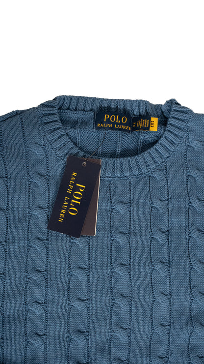 Polo Ralph Lauren Plavi Džemper sa Minimalistic Logom