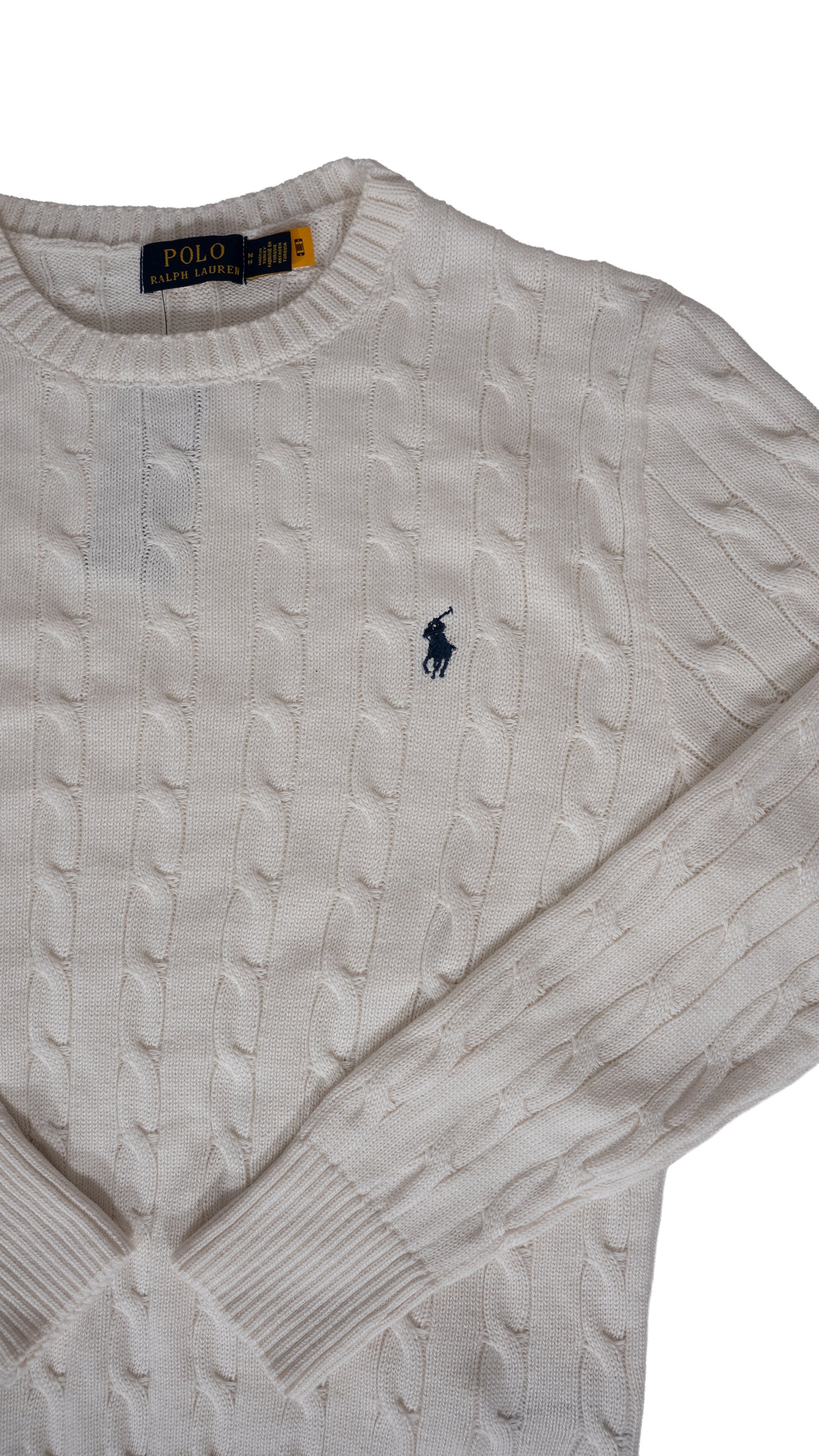 Polo Ralph Lauren Beli Džemper sa Basic Logom