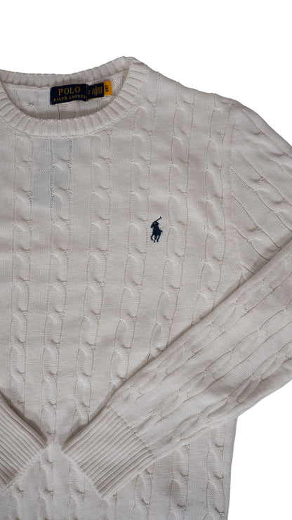 Polo Ralph Lauren Beli Džemper sa Basic Logom