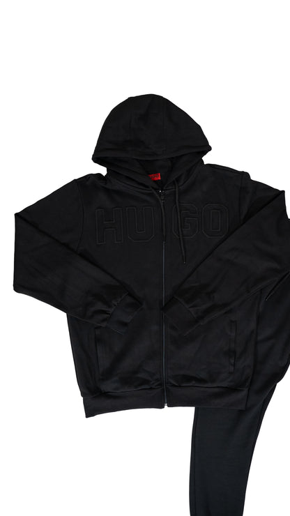 HUGO Crna Komplet Trenerka sa Velikim Logom