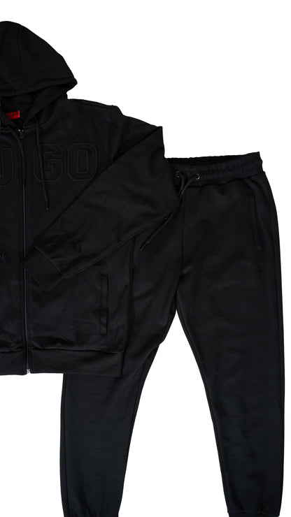 HUGO Crna Komplet Trenerka sa Velikim Logom
