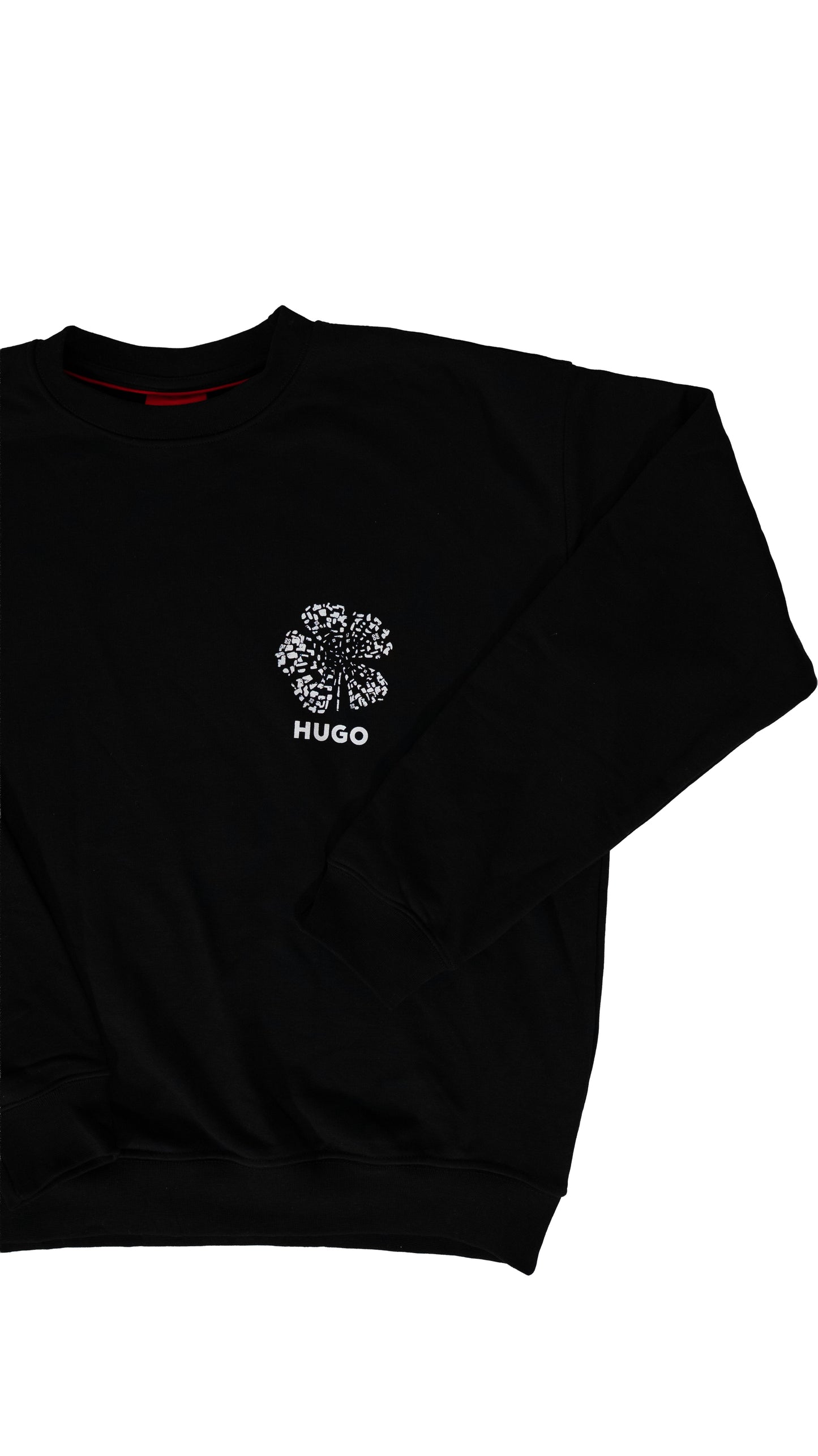 HUGO Crni Duks sa HUGO Printom na Leðima