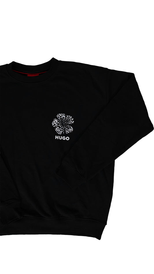 HUGO Crni Duks sa HUGO Printom na Leðima