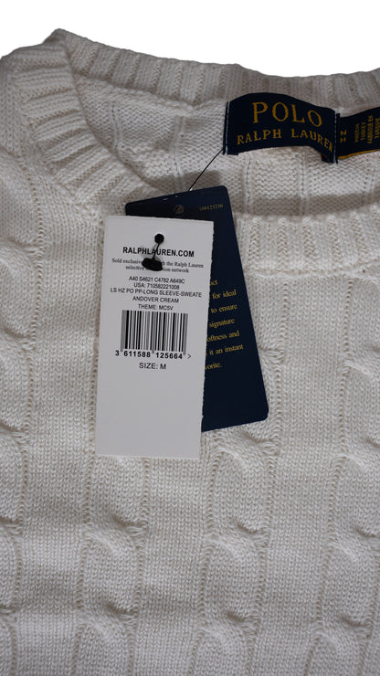 Polo Ralph Lauren Beli Džemper sa Basic Logom