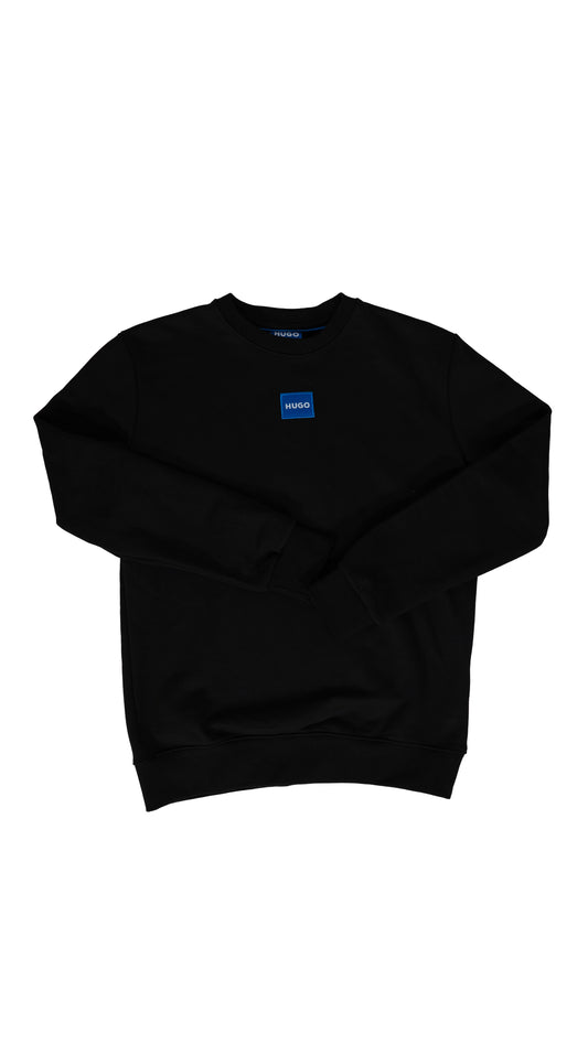 HUGO Blue Crni Duks sa Minimalistic Box Logom