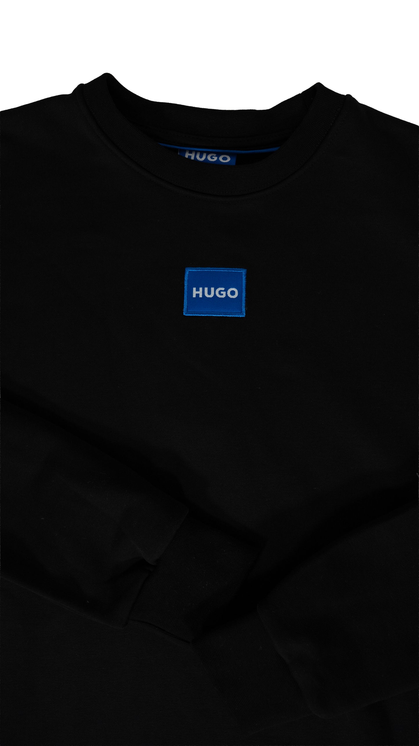 HUGO Blue Crni Duks sa Minimalistic Box Logom