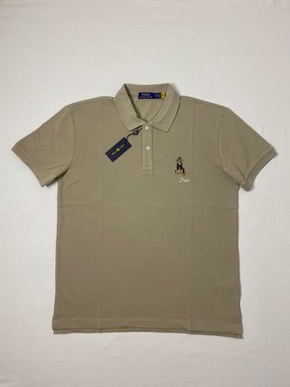 Polo Ralph Lauren Bež Majica na kragnu sa Logom
