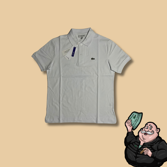 Lacoste Bela Majica na Kragnu sa Logom
