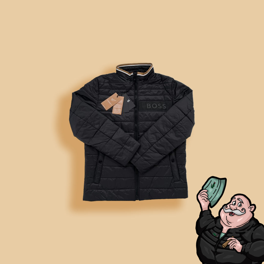 BOSS Crna Elegant Jaknica za SS25