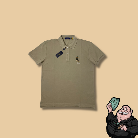 Polo Ralph Lauren Bež Majica na kragnu sa Logom