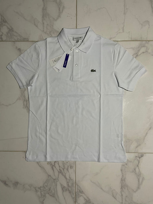 Lacoste Bela Majica na Kragnu sa Logom