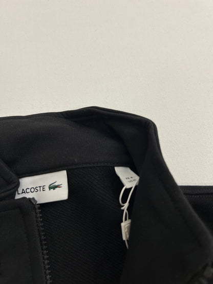 Lacoste Quarter-Zip Crni Duks sa "Le Club Lacoste"
