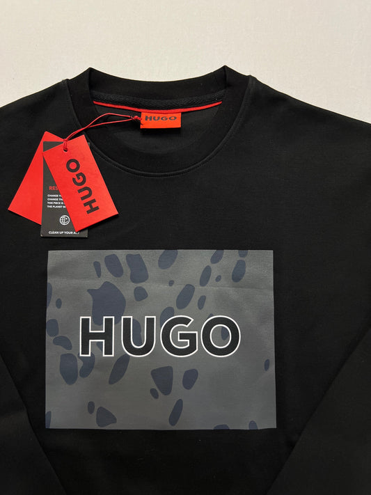 HUGO Crni Duks sa Military Zebra Printom