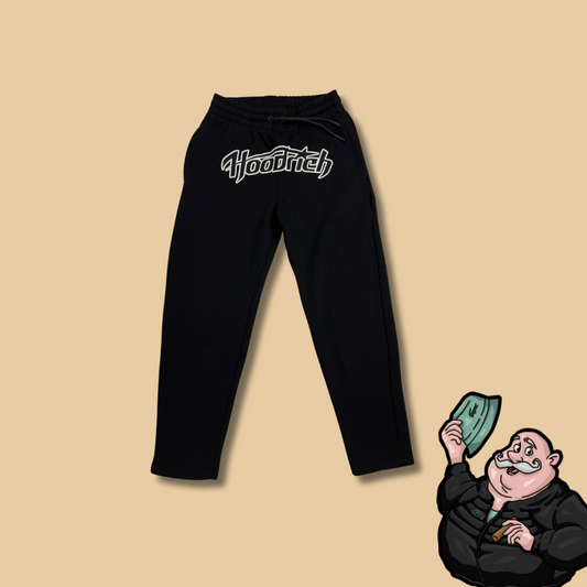 HOODRICH Crni Donji Deo Trenerke sa Zvezda Logom