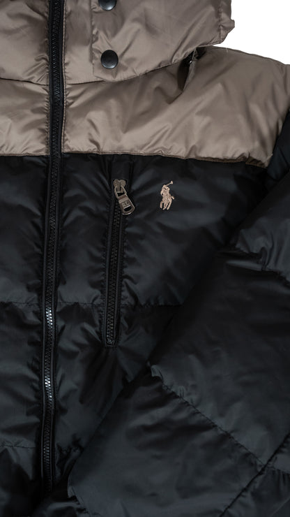 Polo Ralph Lauren Crna Jakna sa Krem Detaljem