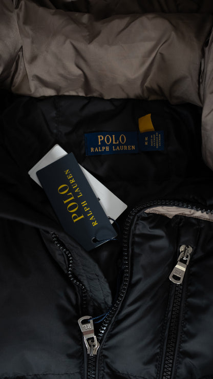 Polo Ralph Lauren Crna Jakna sa Krem Detaljem
