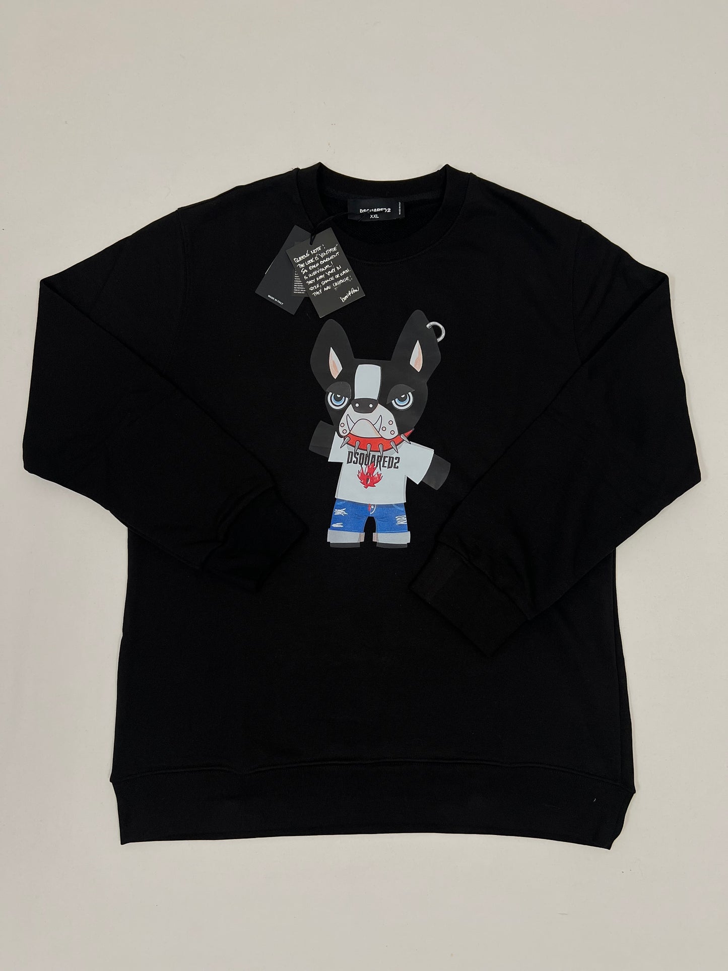 Dsquared2 Crni Duks sa Dog Printom