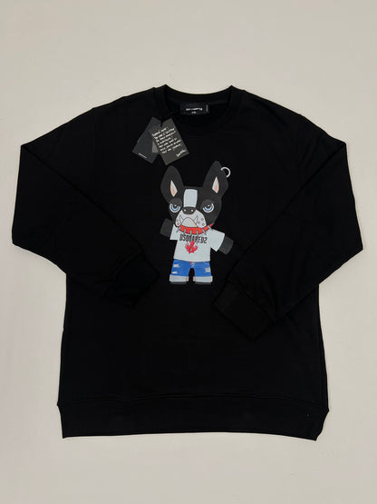 Dsquared2 Crni Duks sa Dog Printom