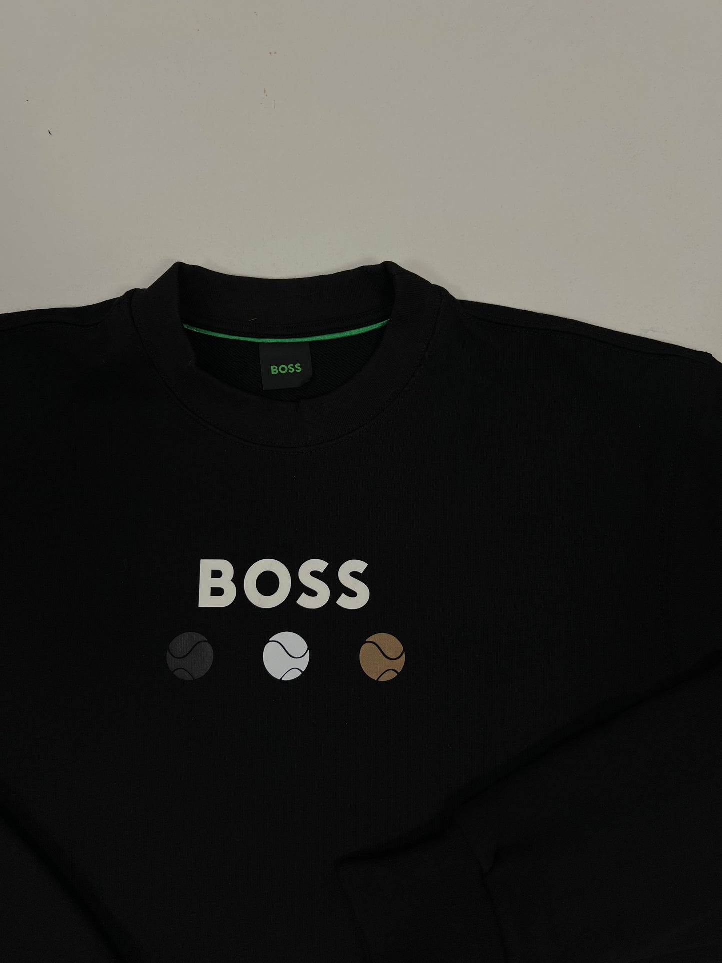 BOSS Crni Duks sa Logom i Tennis Printom