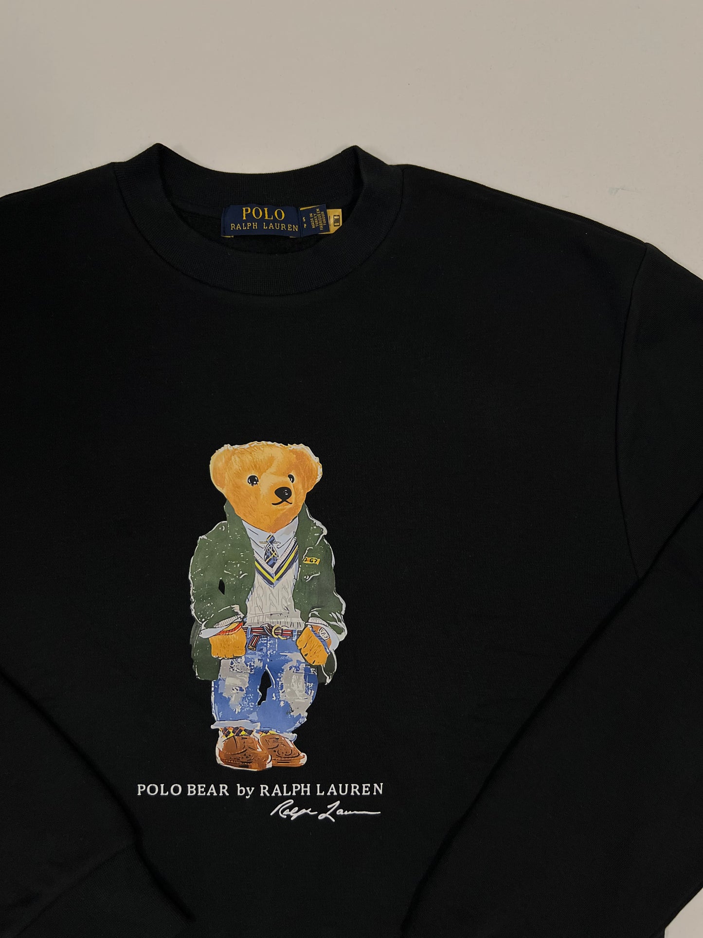 Polo Ralph Lauren Crni Duks sa Elegant Printom