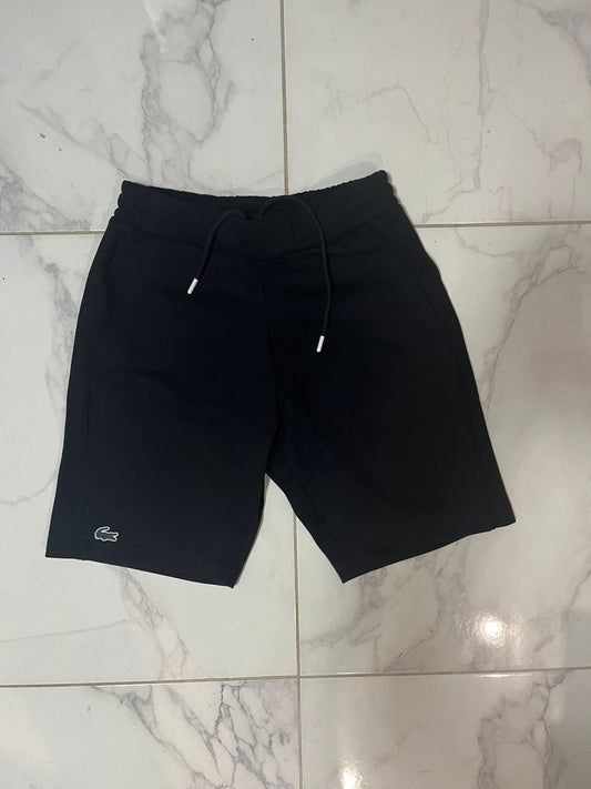 Lacoste Crni Šorc sa Elegant Materijalom i Logom