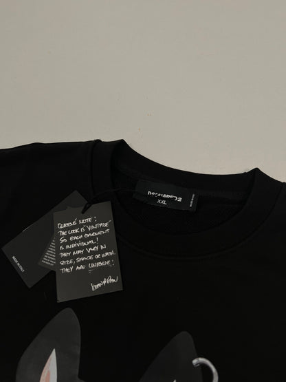 Dsquared2 Crni Duks sa Dog Printom