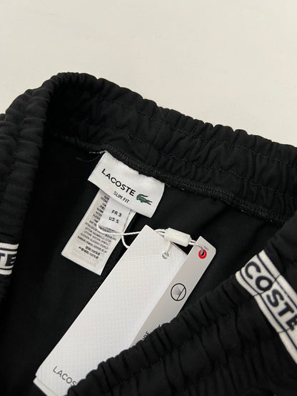 Lacoste Crni Šorc sa Text Logom