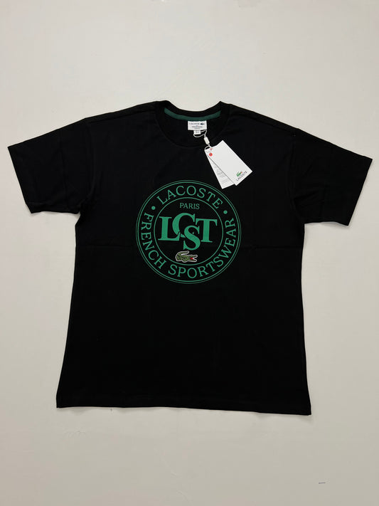 Lacoste Crna Majica French Sportswear Logom