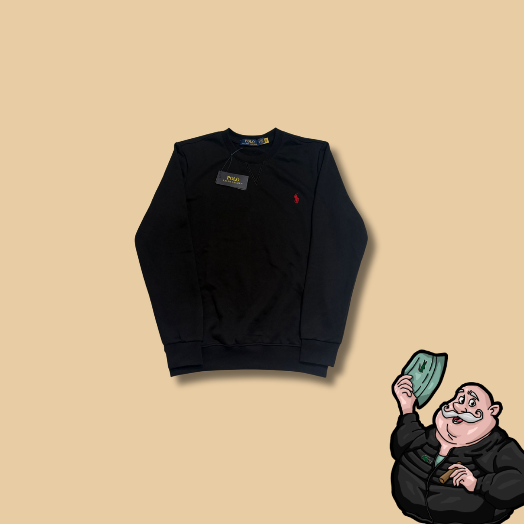 Polo Ralph Lauren Crni Duks sa Minimalistic Logom