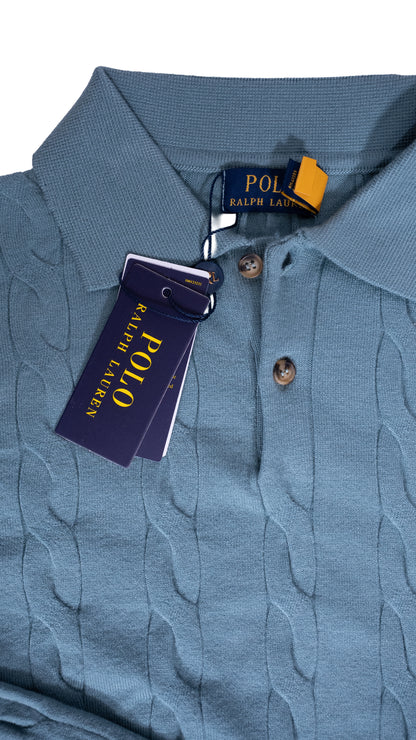 Polo Ralph Lauren Tirkizni Džemper na Kragnu