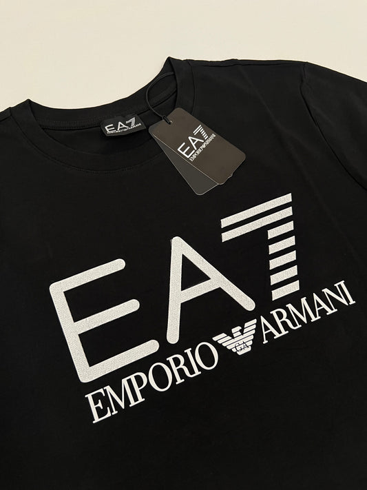 Emporio Armani EA7 Crna Majica sa Logom