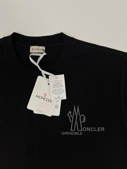 Moncler Crna Majica 'Grenoble Moncler' Minimalistic Logo