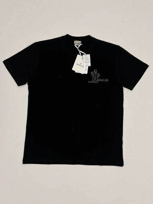 Moncler Crna Majica 'Grenoble Moncler' Minimalistic Logo