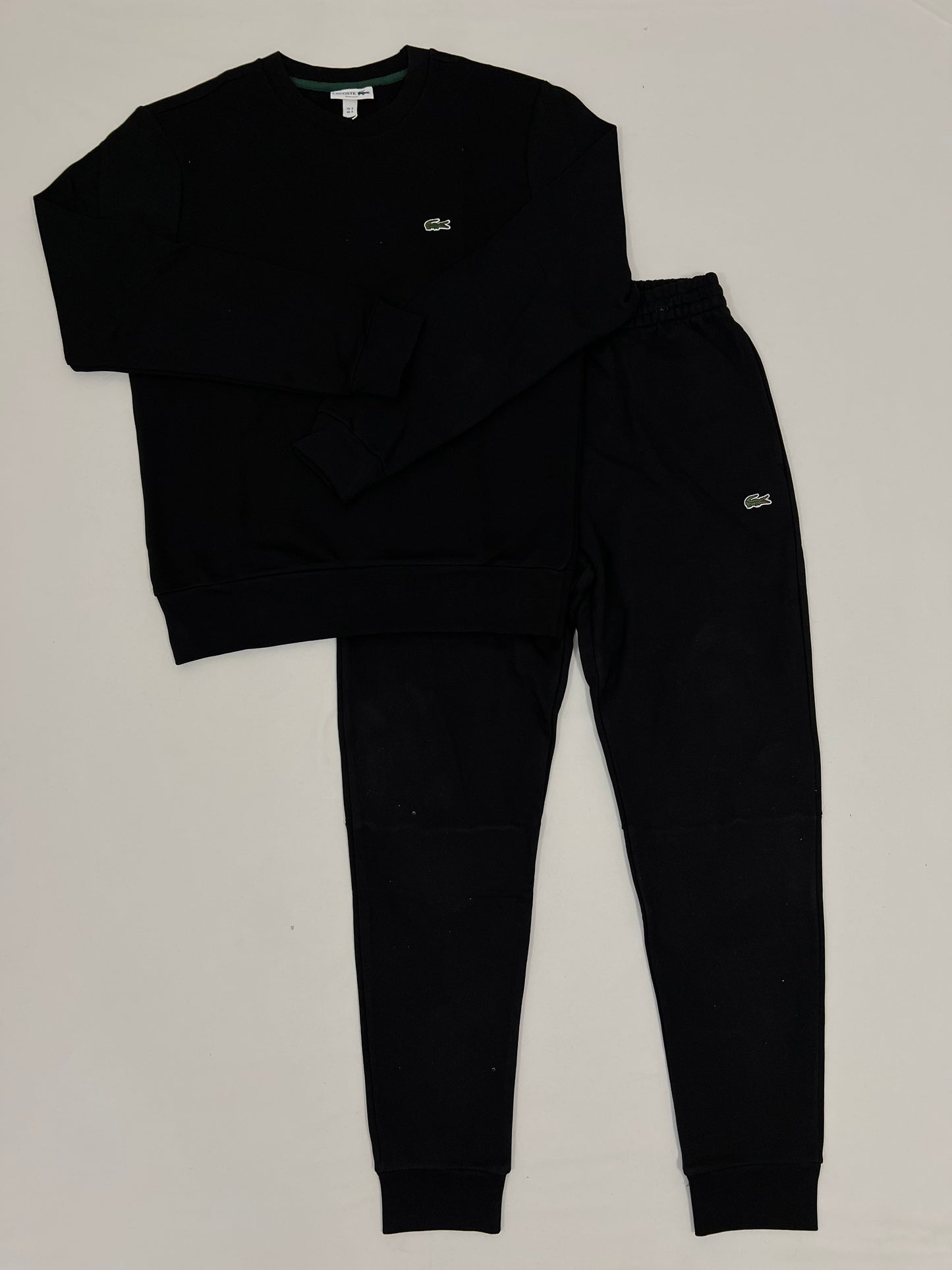 Lacoste Crni Komplet sa Minimalistic Logom
