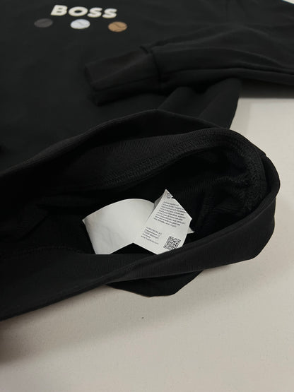 BOSS Crni Duks sa Logom i Tennis Printom